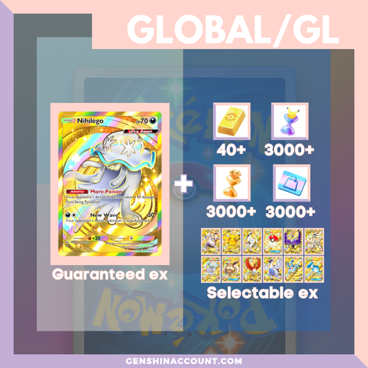 Pokémon TCG Pocket Nihilego EX Starter Account ( Global )
