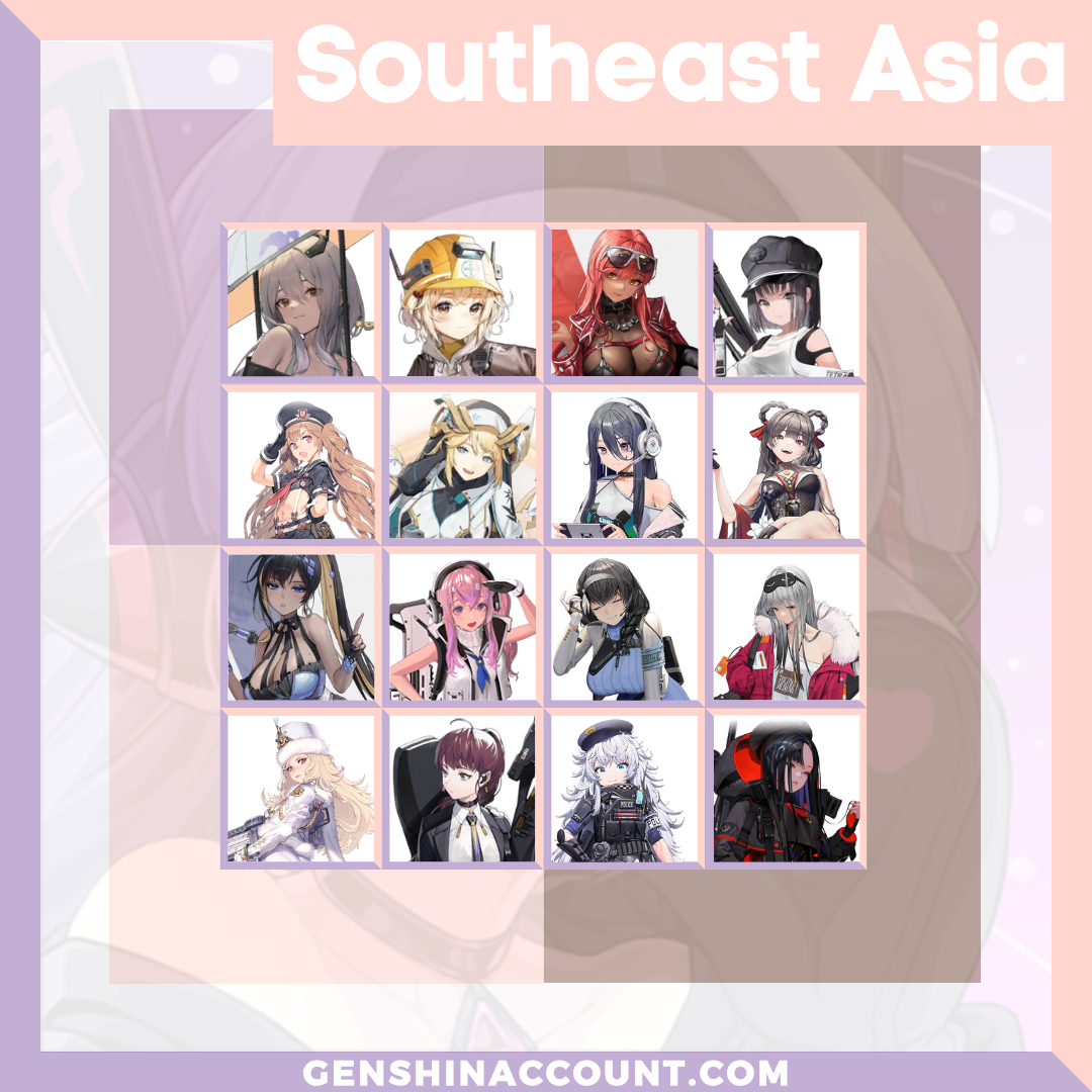 GODDESS OF VICTORY: NIKKE Single META Nikki Starter Account ( Southeast Asia )