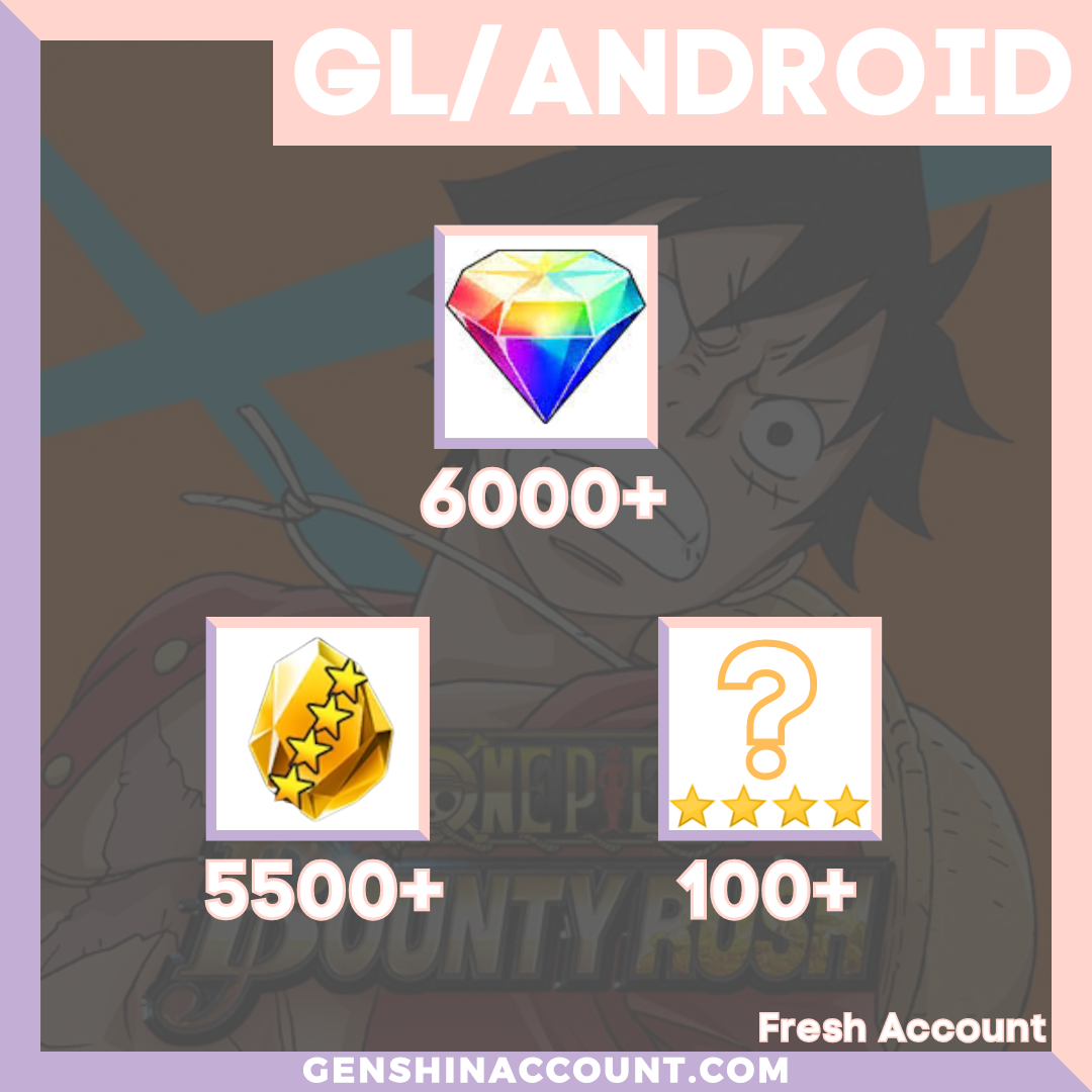 ONE PIECE Bounty Rush Starter Account - ( Global | Android )