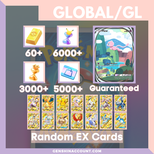 Pokémon TCG Pocket Random EX Starter Account ( Global )