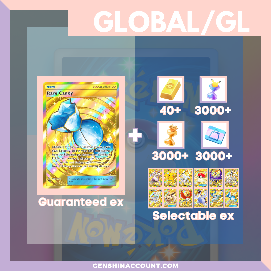 Pokémon TCG Pocket Rare Candy Starter Account ( Global )