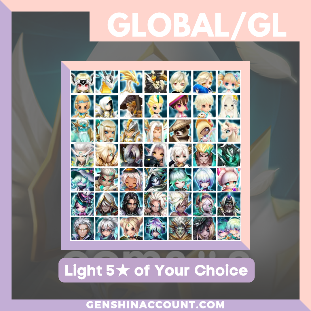 Summoners War Light 5-Star Monster Starter Account ( Global )