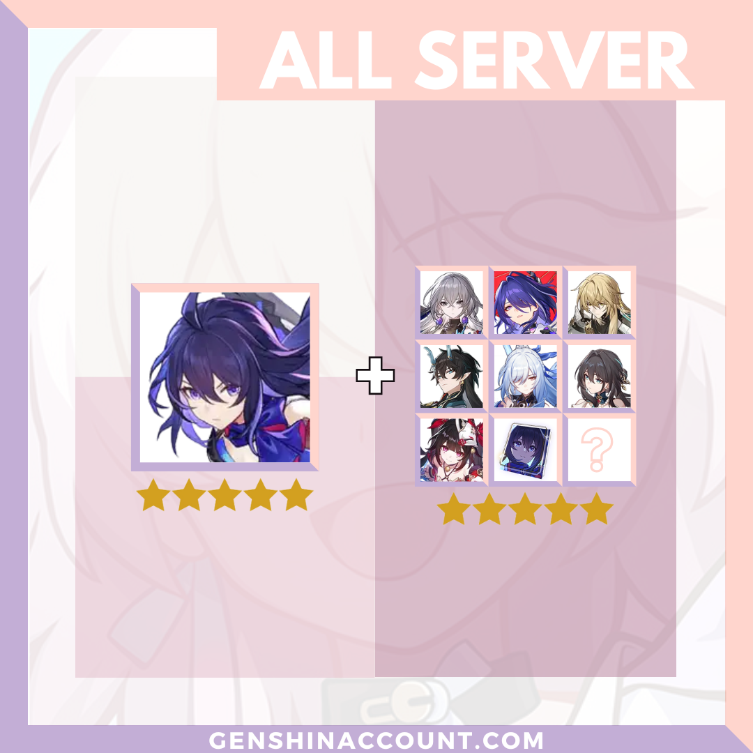 Honkai: Star Rail Seele HSR Starter Account ( America | Europe | Asia )