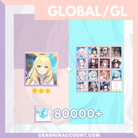 Blue Archive Shokuhou Misaki META 3-Star Pyroxene Limited Starter Account ( Global )