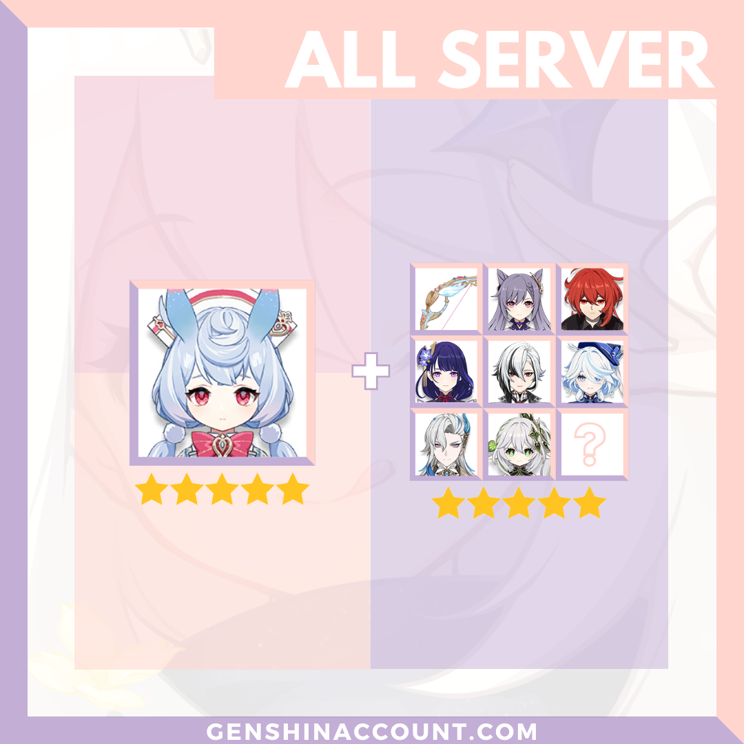 Genshin Impact Sigewinne Account ( America | Europe | Asia )