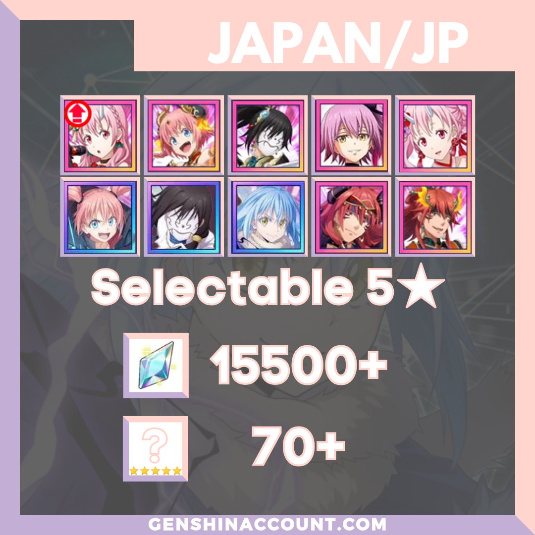SLIME ISEKAI Memories Starter Account ( Japan )