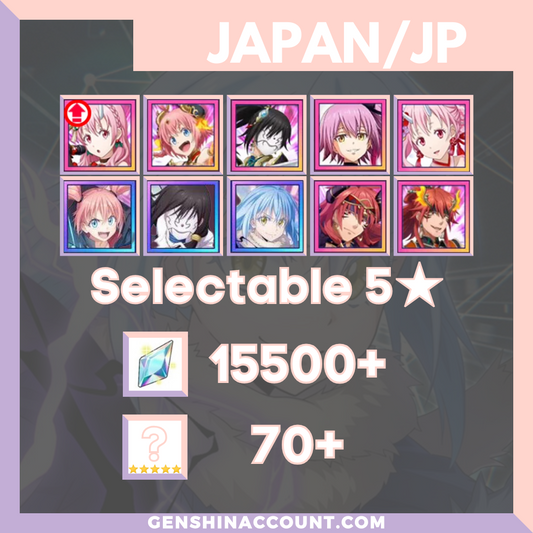 SLIME ISEKAI Memories Starter Account ( Japan )