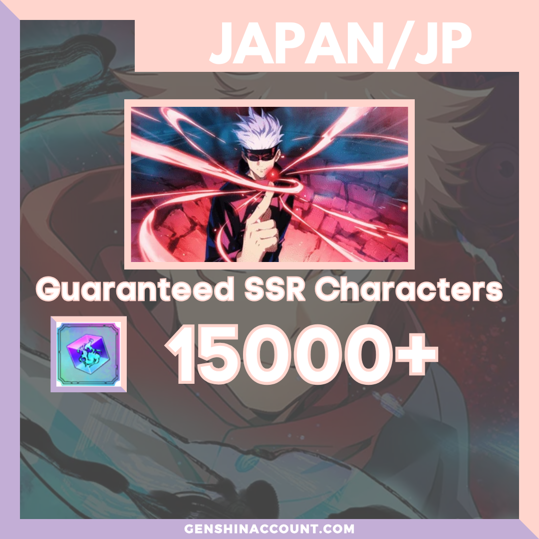 Jujutsu Kaisen Phantom Parade (The Strongest) Satoru Gojo Starter Account ( Japan )
