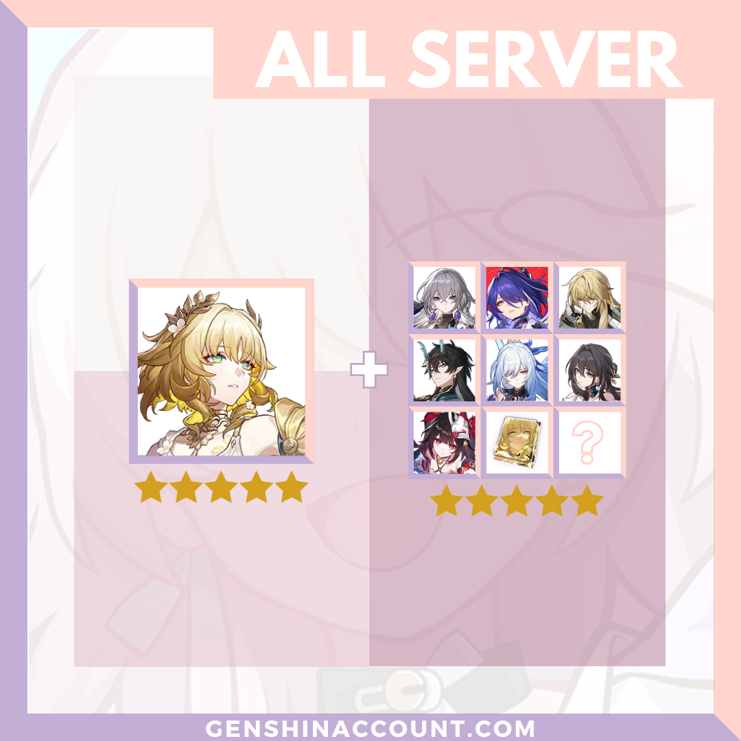 Honkai: Star Rail Aglaea HSR Starter Account ( America | Europe | Asia )