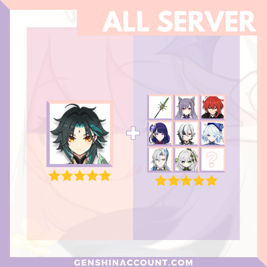 Genshin Impact Xiao Account ( America | Europe | Asia )