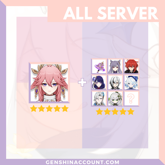 Genshin Impact Yae Miko Account ( America | Europe | Asia )