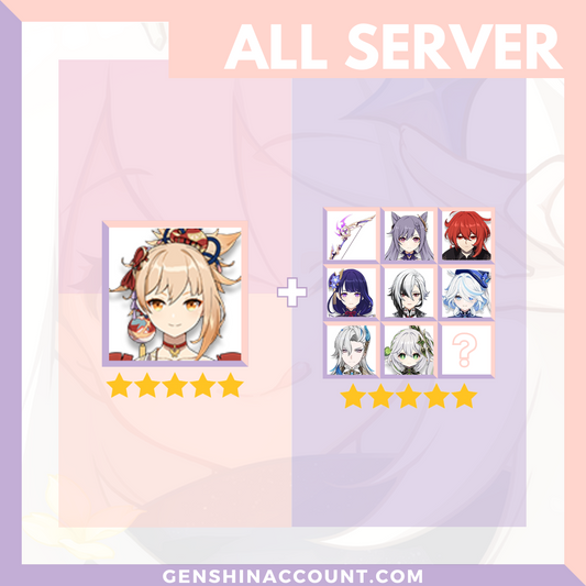 Genshin Impact Yoimiya Account ( America | Europe | Asia )