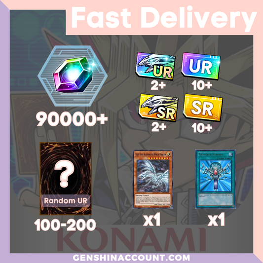 Yu-Gi-Oh! DUEL LINKS 90000+ Diamonds Starter Account