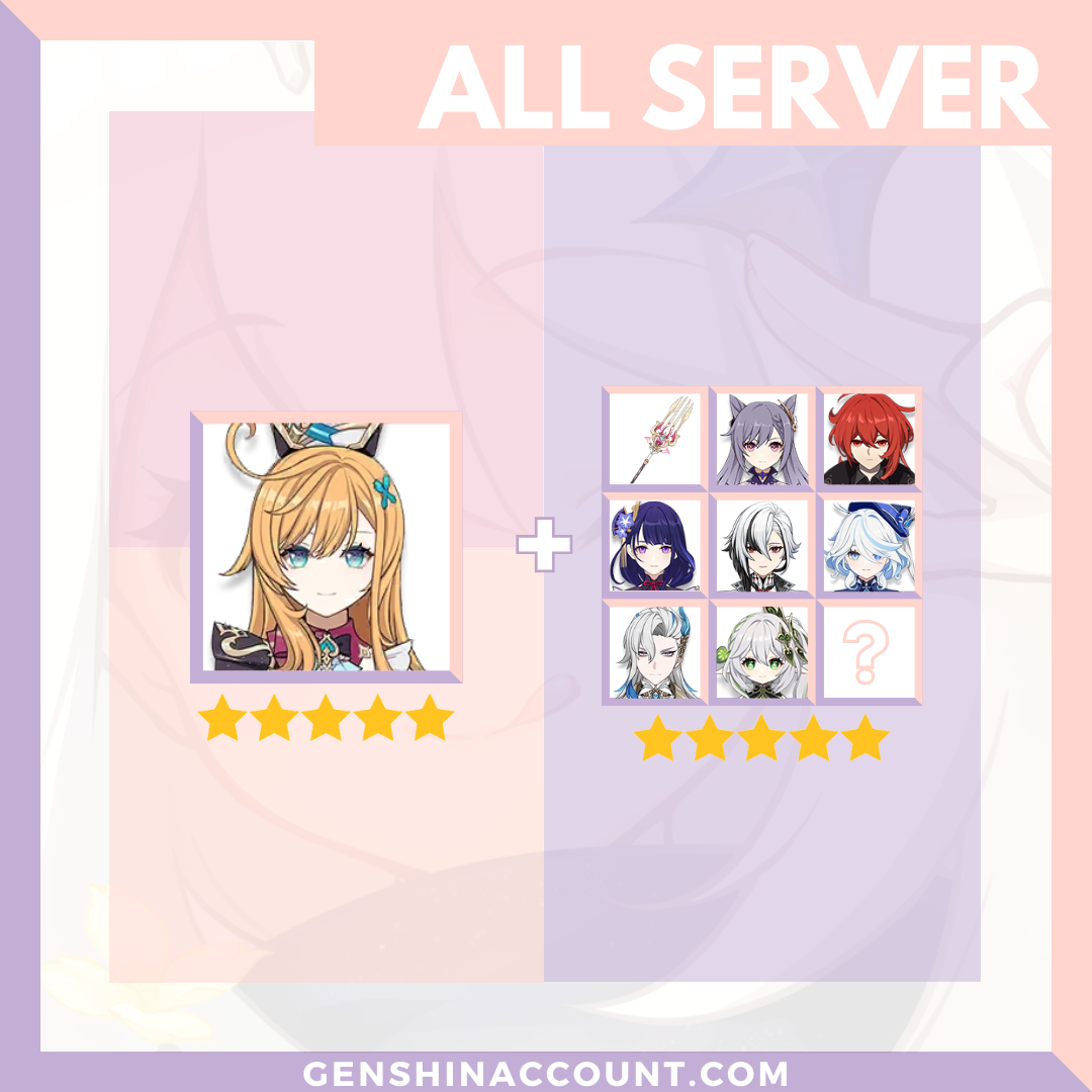 Genshin Impact Escoffier Account ( America | Europe | Asia )