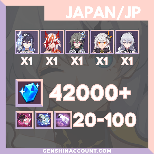 Honkai Impact 3rd Herrscher of Rebirth Starter Account ( Japan )